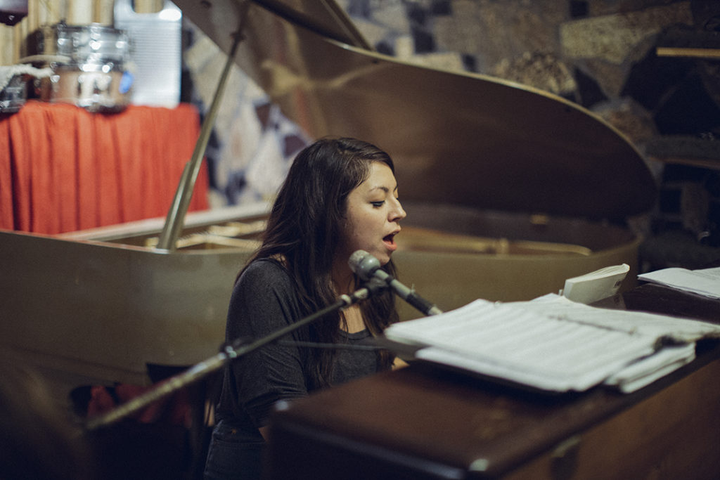 Heather at piano